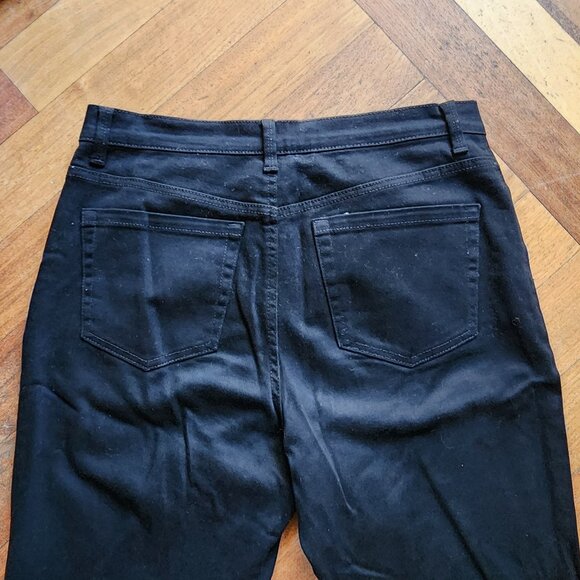 NWOT Gloria Vanderbilt Black "Amanda" Straight Leg Denim Size 8 - Picture 11 of 13
